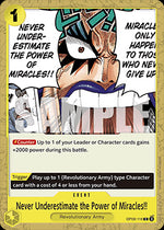 Never Underestimate the Power of Miracles!! (OP09-116) - Emperors in the New World (Common) [OP09-116]