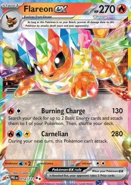 Flareon ex - Evoluzioni Prismatiche (Double Rare) [PRE-014]