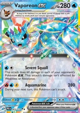 Vaporeon ex - Evoluzioni Prismatiche (Double Rare) [PRE-023]
