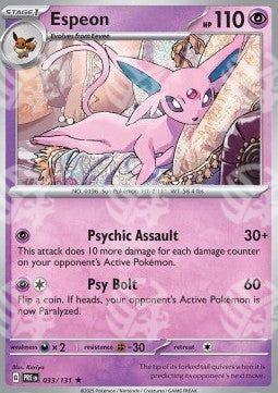 Espeon - Evoluzioni Prismatiche (Rare) [PRE-033]