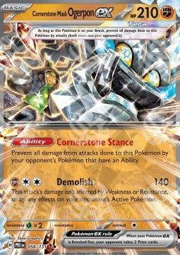 Ogerpon Maschera Fondamenta ex - Evoluzioni Prismatiche (Double Rare) [PRE-058]