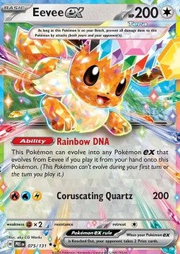 Eevee ex - Evoluzioni Prismatiche (Double Rare) [PRE-075]