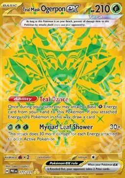 Ogerpon Maschera Turchese ex - Evoluzioni Prismatiche (Secret Rare) [PRE-177]