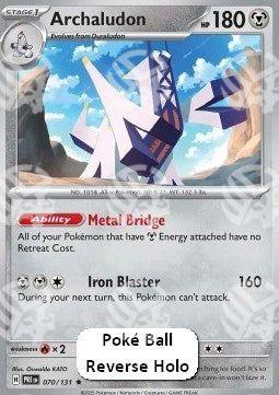 Archaludon - Evoluzioni Prismatiche: Supplementi (Rare) [xPRE-070]