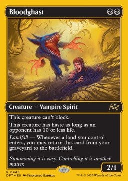 Orrore Sanguinario - Aetherdrift: First-Place (Rare) [DFTFP-445]