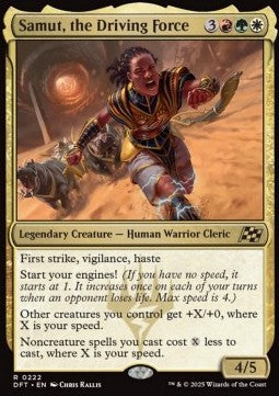 Samut, la Forza Trainante - Aetherdrift (Rare) [DFT-222]