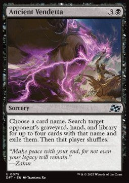 Vendetta Antica - Aetherdrift (Uncommon) [DFT-75]