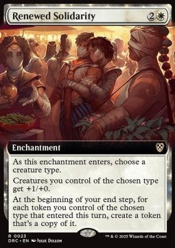 Solidarietà Rinnovata - Commander: Aetherdrift: Extras (Rare) [XDFC-23]