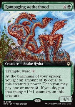 Eteridra Infuriata - Commander: Aetherdrift: Extras (Rare) [XDFC-31]