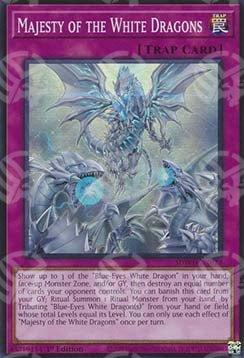 Maestà dei Draghi Bianchi - Structure Deck: Destino Bianco Occhi Blu (Super Rare) [SDWD-027]