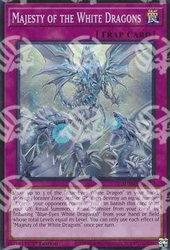 Maestà dei Draghi Bianchi - Structure Deck: Destino Bianco Occhi Blu (Super Rare) [SDWD-027]