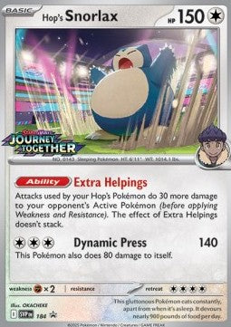 Snorlax di Hop - SV Black Star Promos (Promo) [SVP-184]