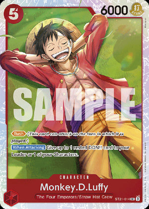 Monkey.D.Luffy (ST21-014) - Starter Deck: EX Gear 5 (Super Rare) [ST-21-014]