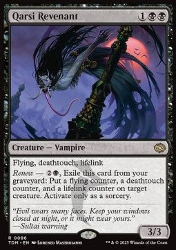 Redivivo Qarsi - Tarkir: La Dracotempesta (Rare) [TDM-86]