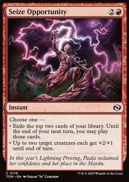 Cogliere l'Opportunità - Tarkir: La Dracotempesta (Common) [TDM-119]