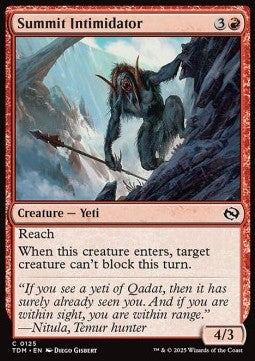 Intimidatore del Picco - Tarkir: La Dracotempesta (Common) [TDM-125]