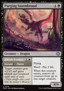 Purging Stormbrood // Assorbire l'Essenza - Tarkir: La Dracotempesta (Uncommon) [TDM-213]
