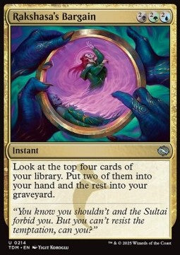 Patto dei Rakshasa - Tarkir: La Dracotempesta (Uncommon) [TDM-214]