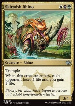 Rinoceronte da Schermaglia - Tarkir: La Dracotempesta (Uncommon) [TDM-224]