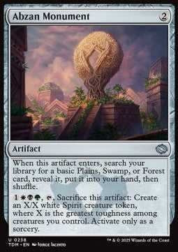Monumento Abzan - Tarkir: La Dracotempesta (Uncommon) [TDM-238]
