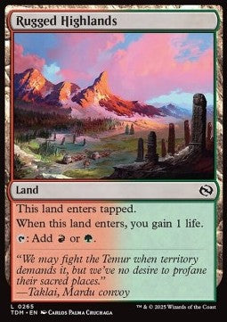 Altopiani Accidentati - Tarkir: La Dracotempesta (Common) [TDM-265]