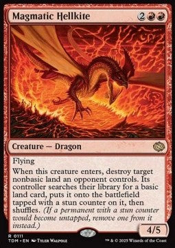 Nibbio Infernale Magmatico - Tarkir: La Dracotempesta (Rare) [TDM-111]