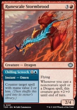 Runescale Stormbrood // Strillo Agghiacciante - Tarkir: La Dracotempesta (Uncommon) [TDM-221]