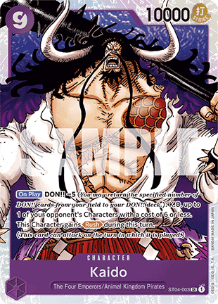 Kaido (ST04-003) - The Best (Super Rare) [PRB01-ST04-003]