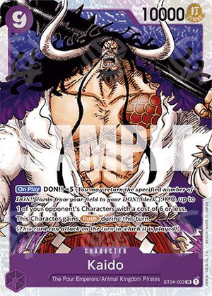 Kaido (ST04-003) - The Best (Super Rare) [PRB01-ST04-003]