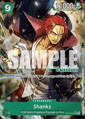 Shanks (ST16-004) - Unnumbered Promos (Super Rare) [UP-ST16-004]