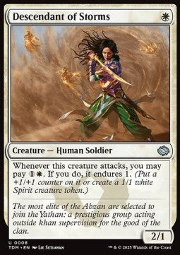 Discendente delle Tempeste - Tarkir: La Dracotempesta (Uncommon) [TDM-8]