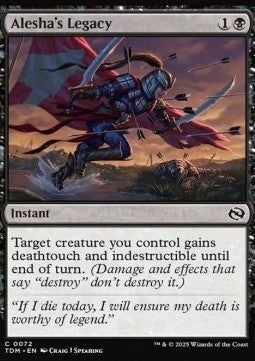 Eredità di Alesha - Tarkir: La Dracotempesta (Common) [TDM-72]