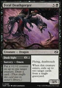 Feral Deathgorger // Visione Crepuscolare - Tarkir: La Dracotempesta (Common) [TDM-80]