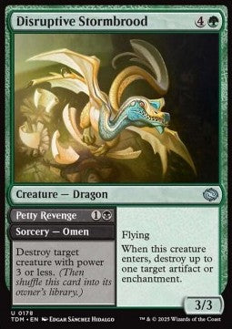 Disruptive Stormbrood // Meschina Vendetta - Tarkir: La Dracotempesta (Uncommon) [TDM-178]