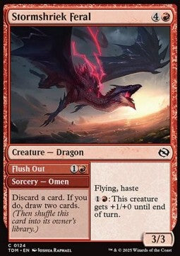 Stormshriek Feral // Stanare - Tarkir: La Dracotempesta (Common) [TDM-124]