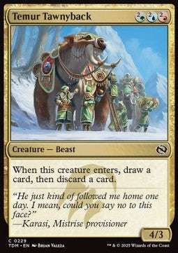 Fulvomanto Temur - Tarkir: La Dracotempesta (Common) [TDM-229]