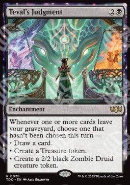 Giudizio di Teval - Commander: Tarkir: La Dracotempesta (Rare) [TDC-28]