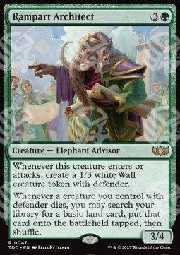 Architetto di Bastioni - Commander: Tarkir: La Dracotempesta (Rare) [TDC-47]