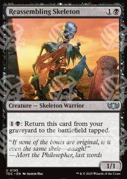 Scheletro Riassemblato - Commander: Tarkir: La Dracotempesta (Uncommon) [TDC-195]