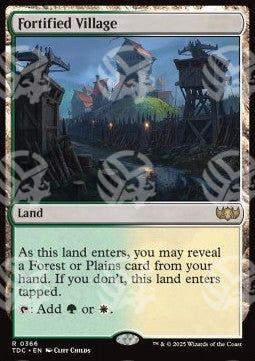 Villaggio Fortificato - Commander: Tarkir: La Dracotempesta (Rare) [TDC-366]