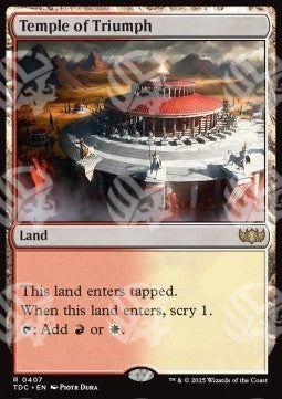 Tempio del Trionfo - Commander: Tarkir: La Dracotempesta (Rare) [TDC-407]