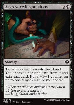 Trattative Aggressive - Tarkir: La Dracotempesta (Common) [TDM-70]