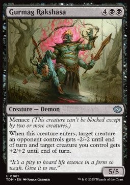 Rakshasa di Gurmag - Tarkir: La Dracotempesta (Uncommon) [TDM-81]