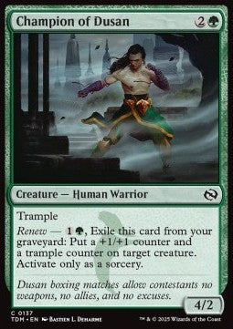 Campione del Dusan - Tarkir: La Dracotempesta (Common) [TDM-137]