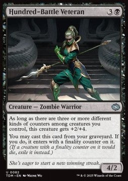 Veterana delle Cento Battaglie - Tarkir: La Dracotempesta (Uncommon) [TDM-82]