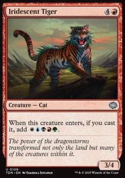 Tigre Iridescente - Tarkir: La Dracotempesta (Uncommon) [TDM-109]