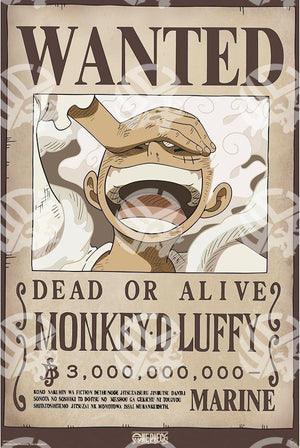 Poster One Piece Luffy Gear five - Warcard