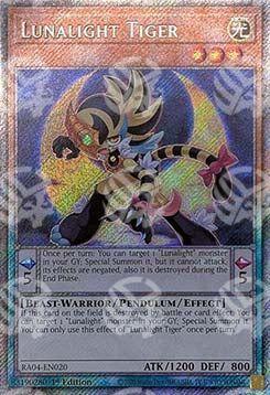 Tigre della Lucelunare - Assalto Quarto di Secolo (Platinum Secret Rare) [RA04-020]