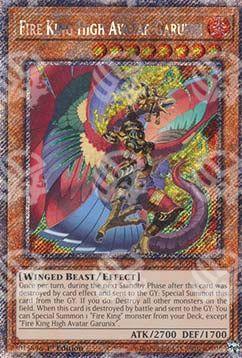 Re del Fuoco Alto Avatar Garunix - Assalto Quarto di Secolo (Platinum Secret Rare) [RA04-194]