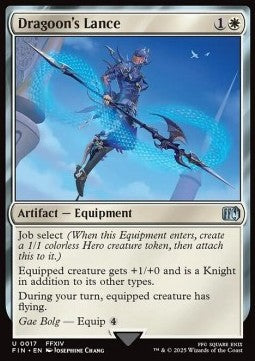 Lancia del Cavaliere Dragone - Magic: The Gathering - FINAL FANTASY (Uncommon) [FIN-17]